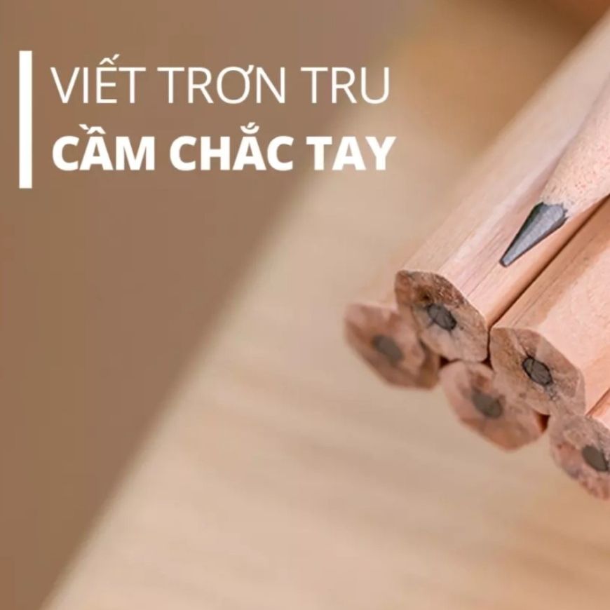 Combo 10 Bút Chì Deli Gỗ Cao Cấp 2B