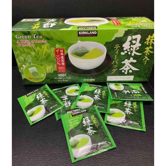 Kircs Green Tea 100-pack box