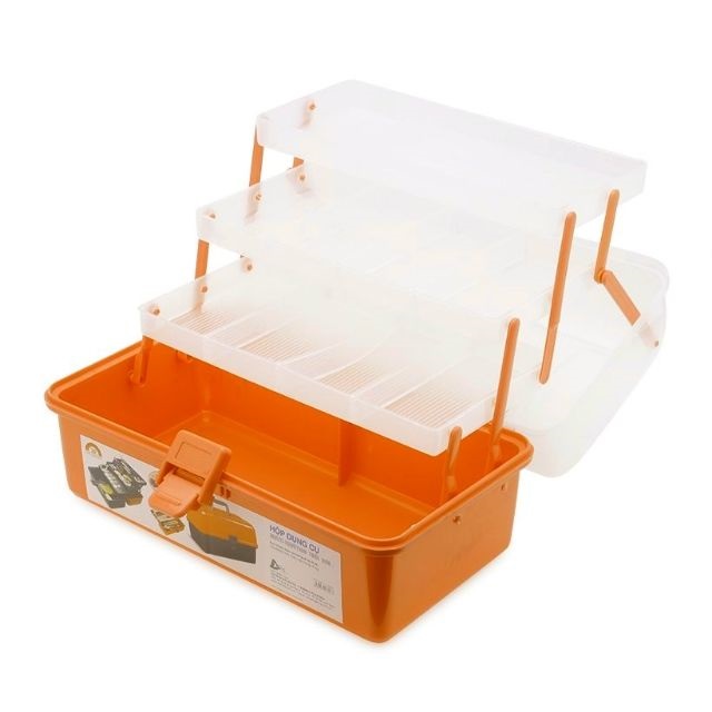 Hộp đựng Dụng Cụ Đa năng 3 tầng (màu ngẫu nhiên)