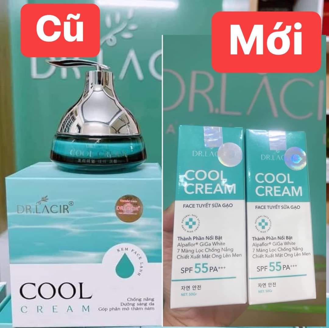 Kem Face Lạnh Cool Cream Dr Lacir - Kem dưỡng da ban ngày Dr Lacir chính hãng