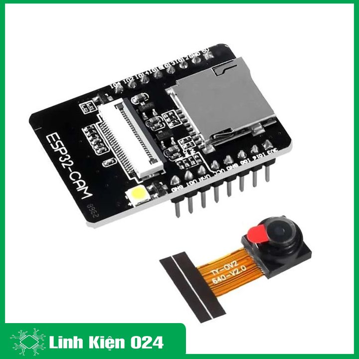 Module ESP32-CAM OV2640 - mạch ESP32 tích hợp camera, wifi, bluetooth 4.2