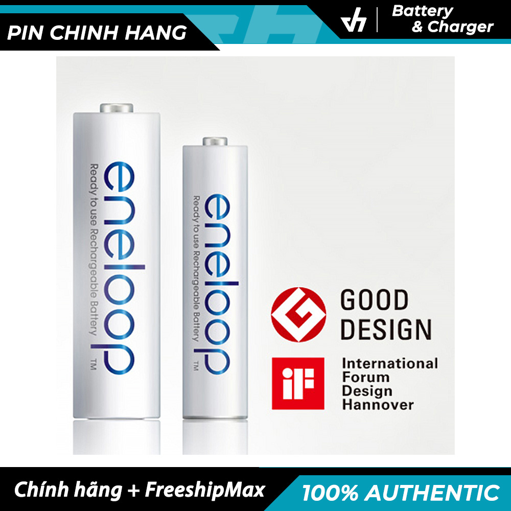 Bộ 4 pin sạc AAA Panasonic Eneloop 800mAh