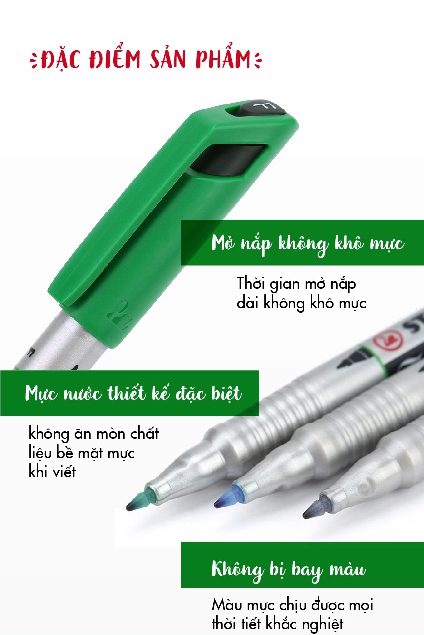 Bút kỹ thuật STABILO Write-4-all 0.5mm AP166S