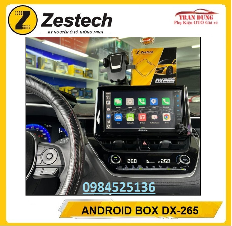 Android box zestech dx265.android box cho màn hình zin trêm ô tô