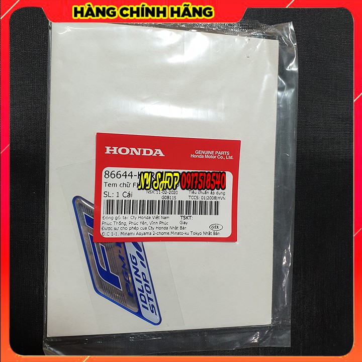 ★ TEM HONDA PMG-FI CHÍNH HÃNG ★