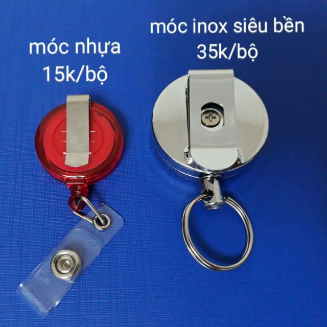 Móc khóa co rút đeo thẻ