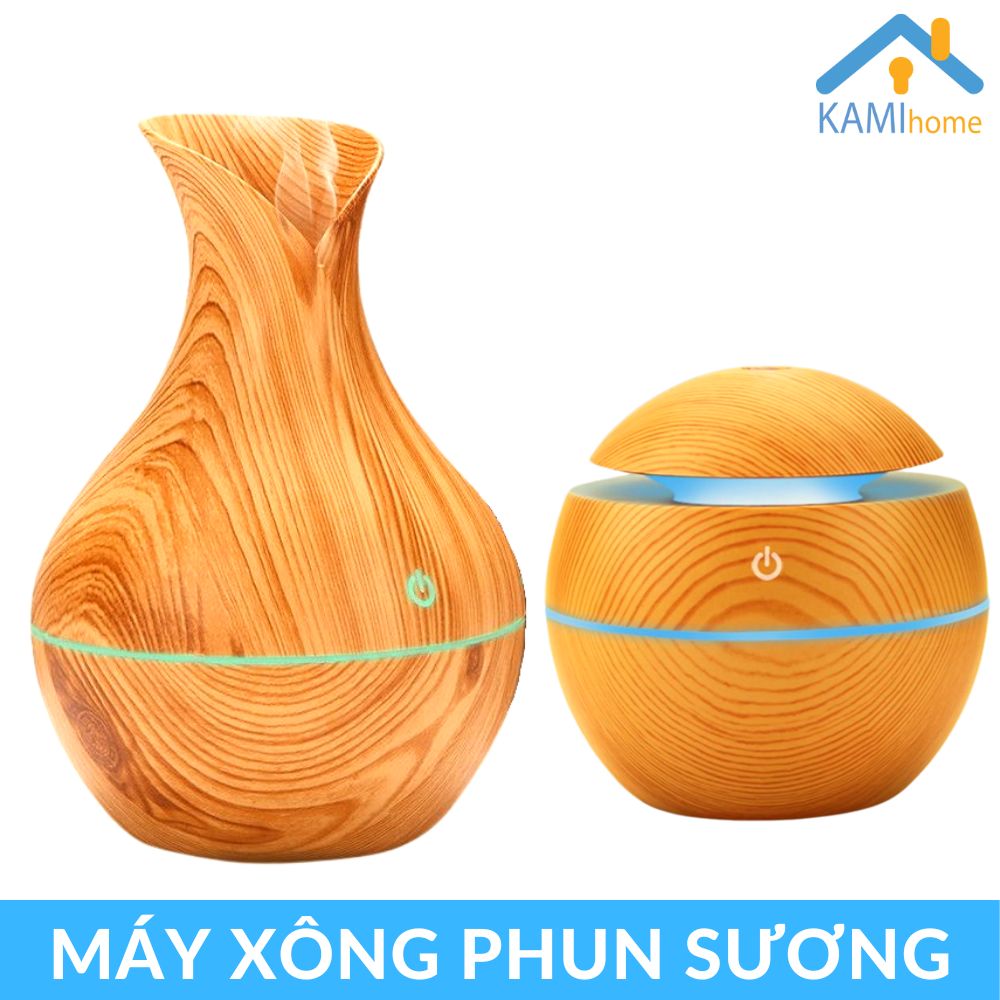Máy tạo độ ẩm phun sương mini Máy xông tinh dầu phòng ngủ xe hơi văn phòng 200ml mã 17005