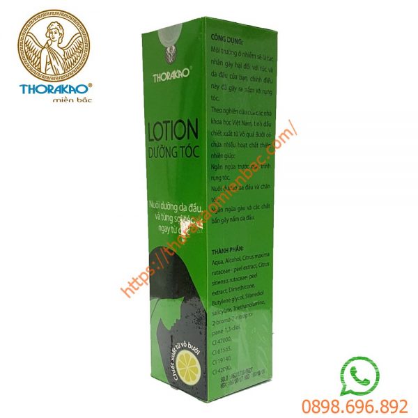 Lotion tinh dầu bưởi kích thích mọc tóc Thorakao 150ml