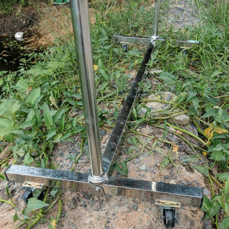 Sào Đơn Trơn Phơi 100% Inox (Xuất Hàn Quốc )