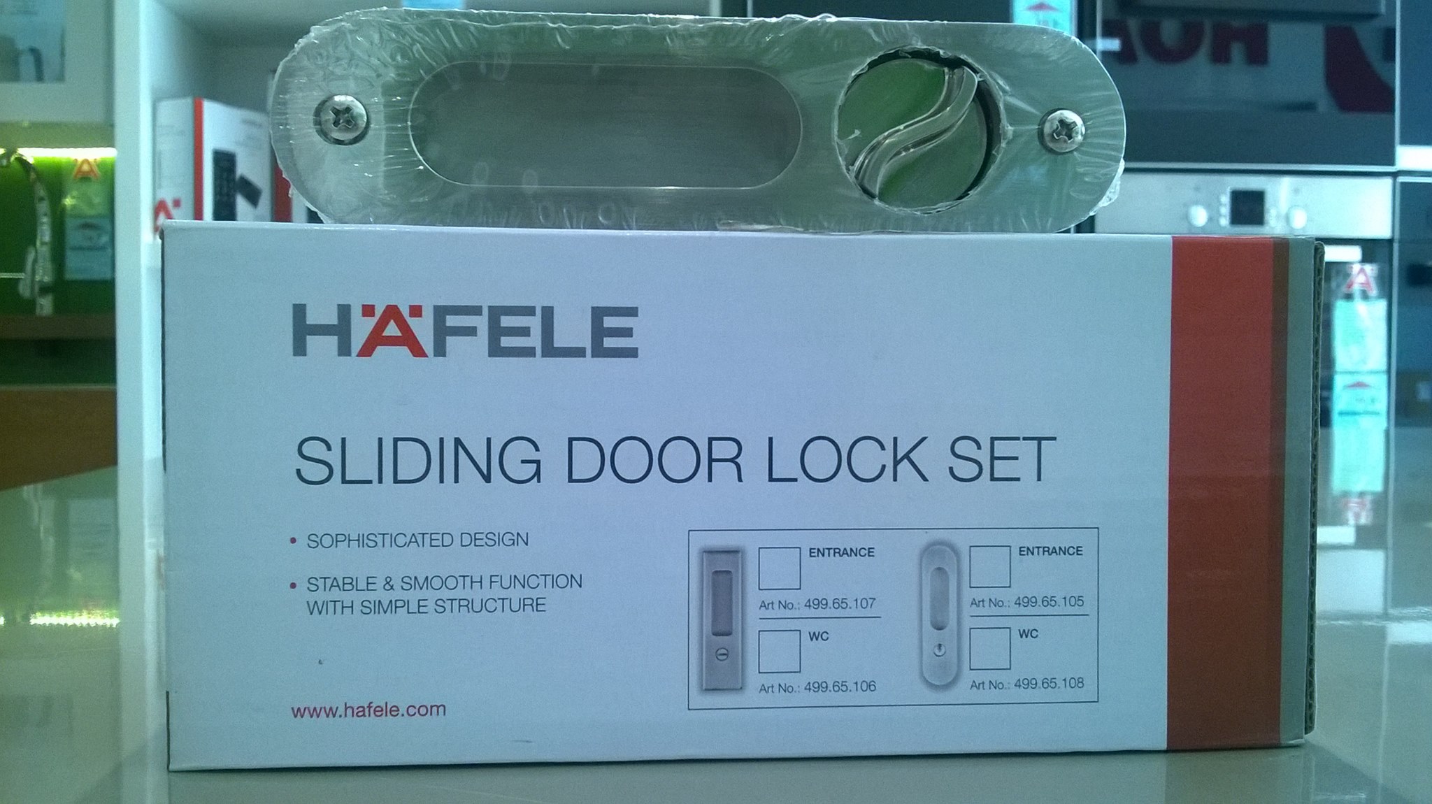 KHÓA ÂM CỬA LÙA HAFELE 499.65.105
