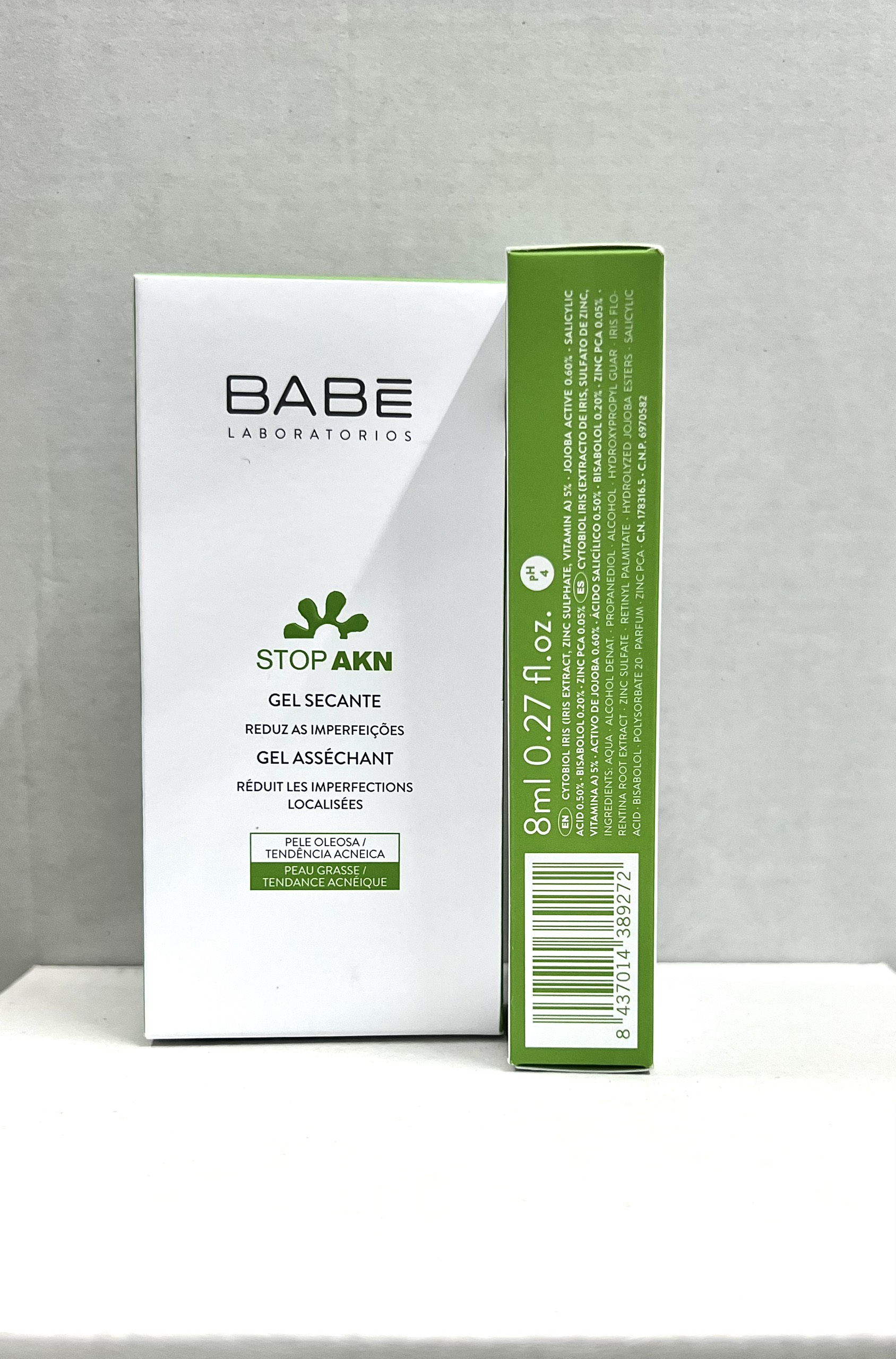 Gel chấm mụn BABÉ STOP AKN Spot Control Gel 8ml