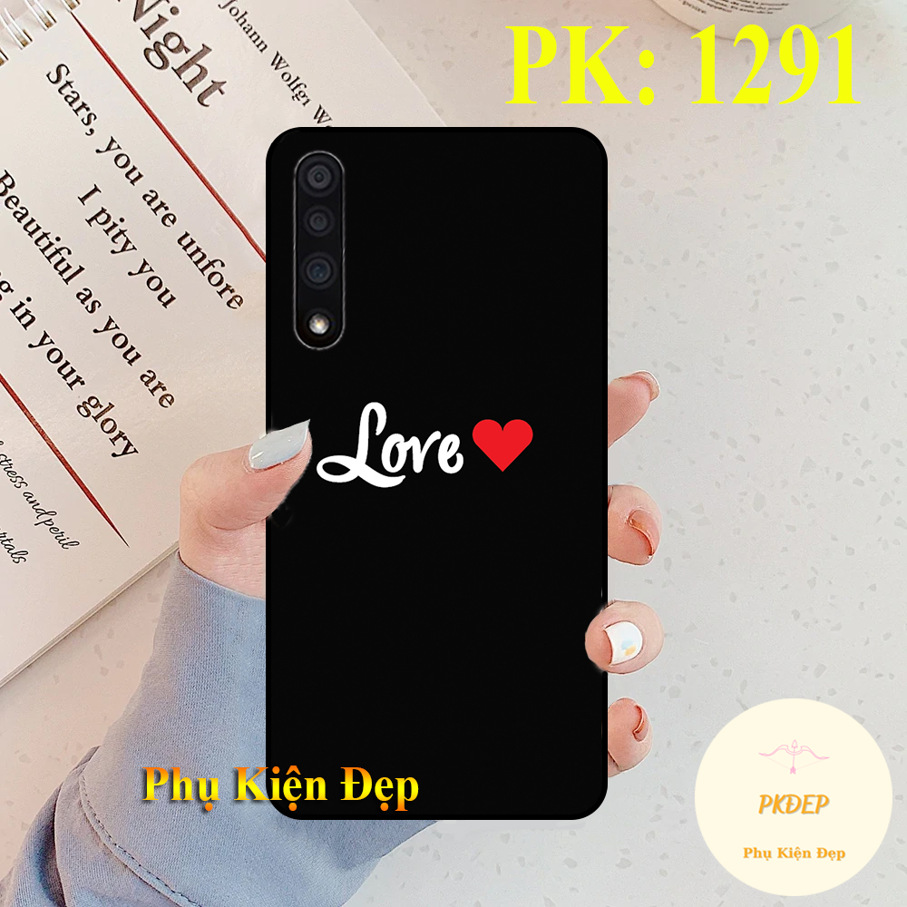 [HCM]Ốp lưng Vsmart Live dẻo đen in hình tym