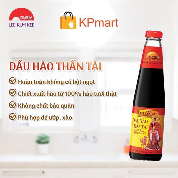 Dầu hào Thần Tài Lee Kum Kee 510g
