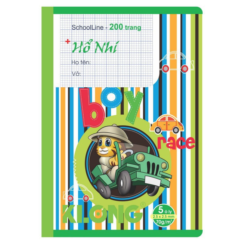 Vở 5 ô ly Chích bông - 200 trang; MS 044 - khách sỉ ib
