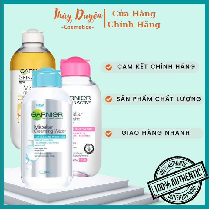 Nước Tẩy Trang Garnier Micellar Cleansing Water Pháp 400Ml
