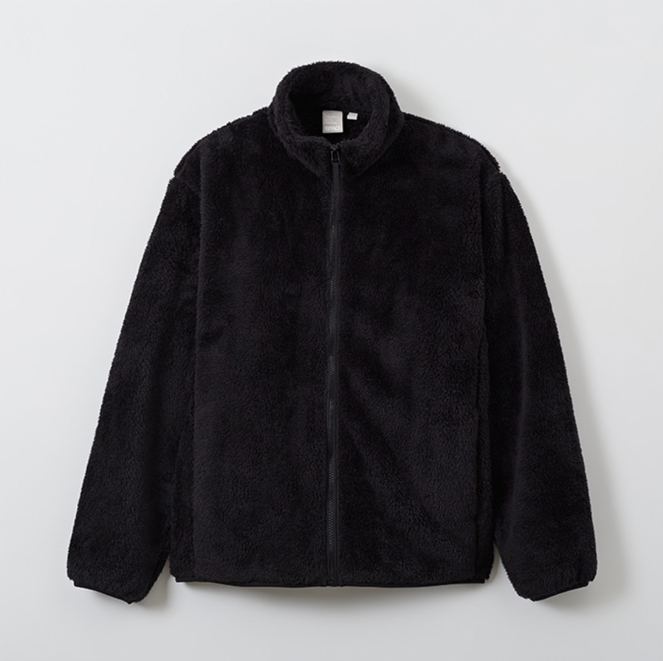 [SẴN] Áo lông SPAO Basic Purple Zip Up