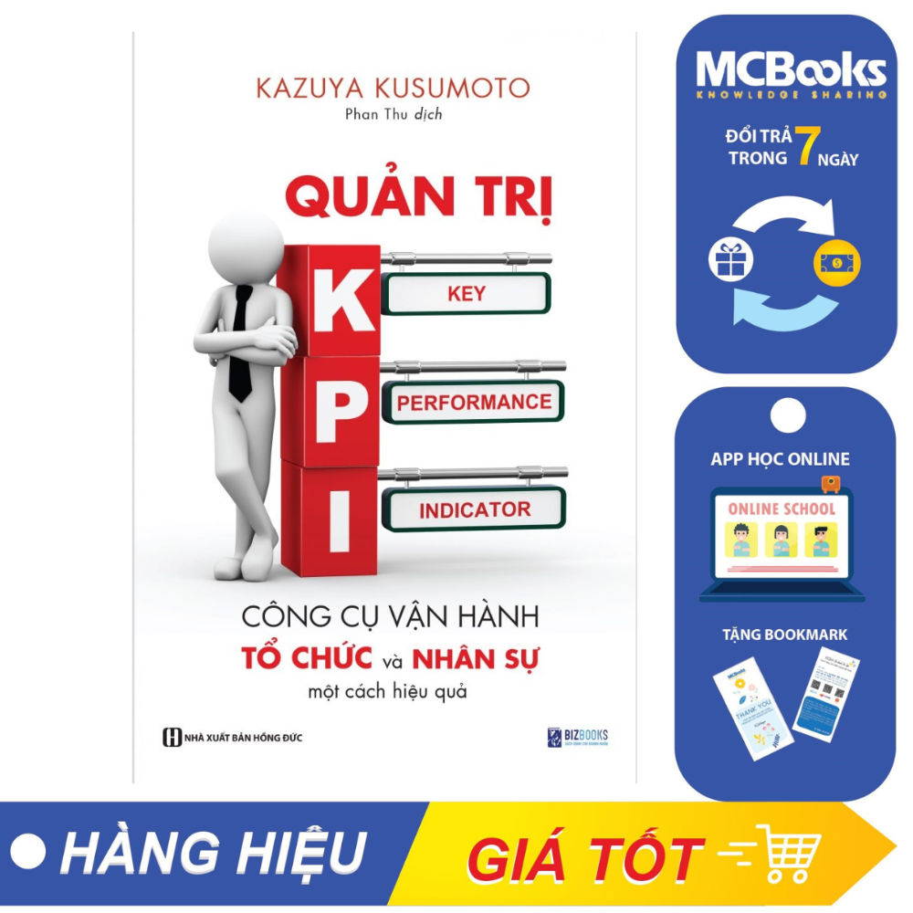 Sách - Quản trị KPI - Công cụ vận hành tổ chức và nhân sự một cách hiệu quả - McBooks