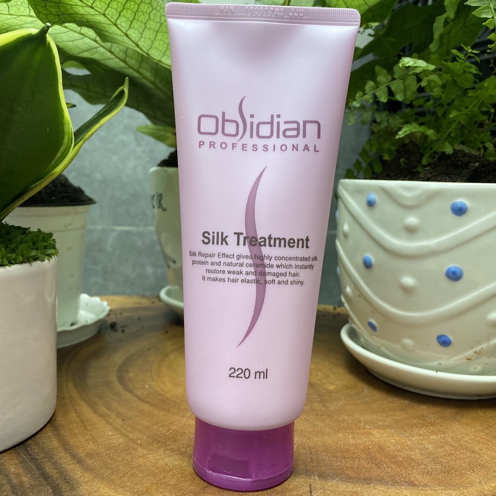 Hấp dầu dưỡng tóc siêu mềm mượt Obsidian Silk Treatment