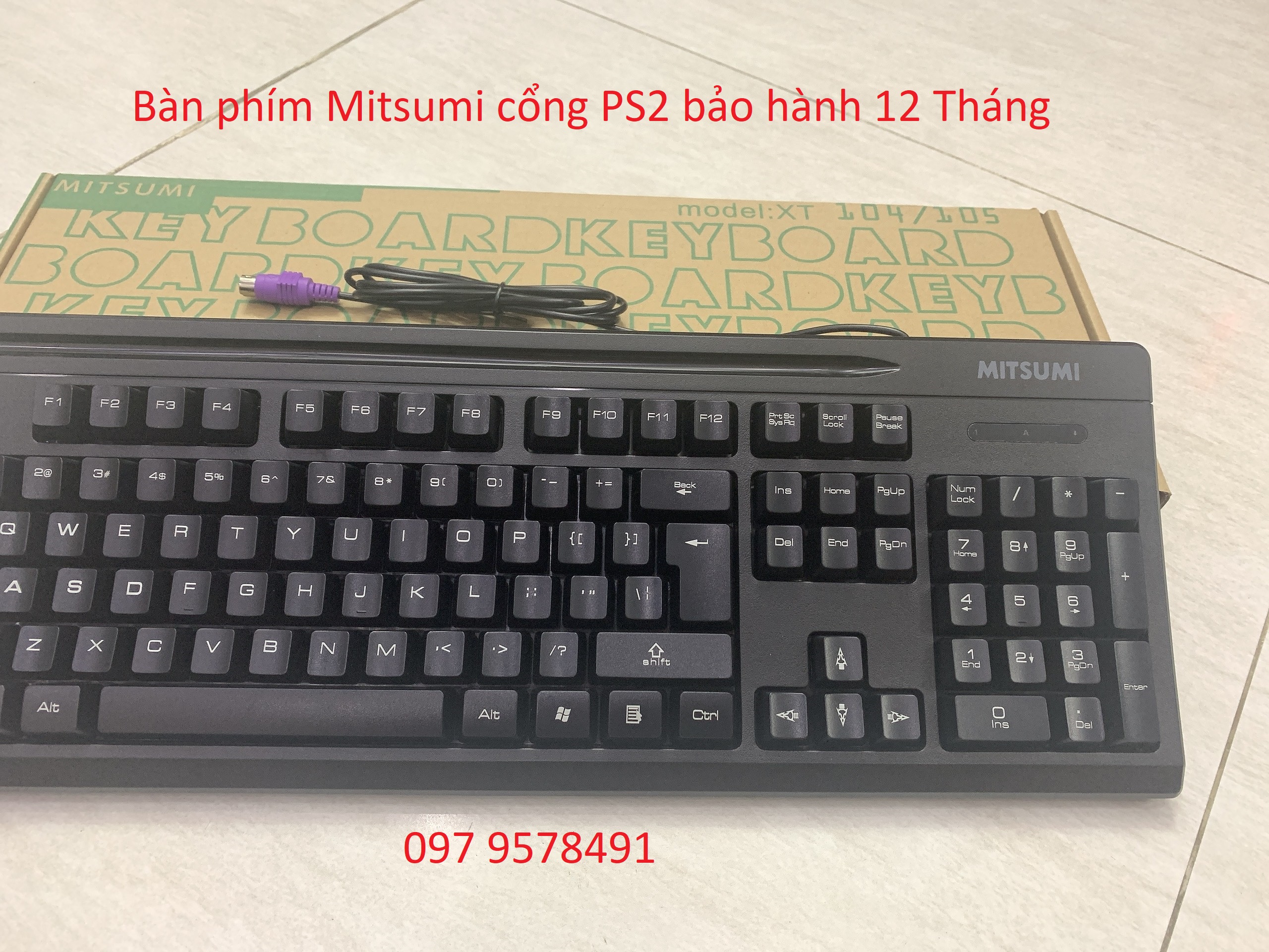 Bàn phím Mitsumi cổng PS2 Malaysia