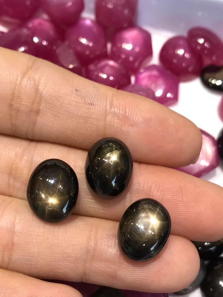 viên đá safia sao size nhẫn - nam