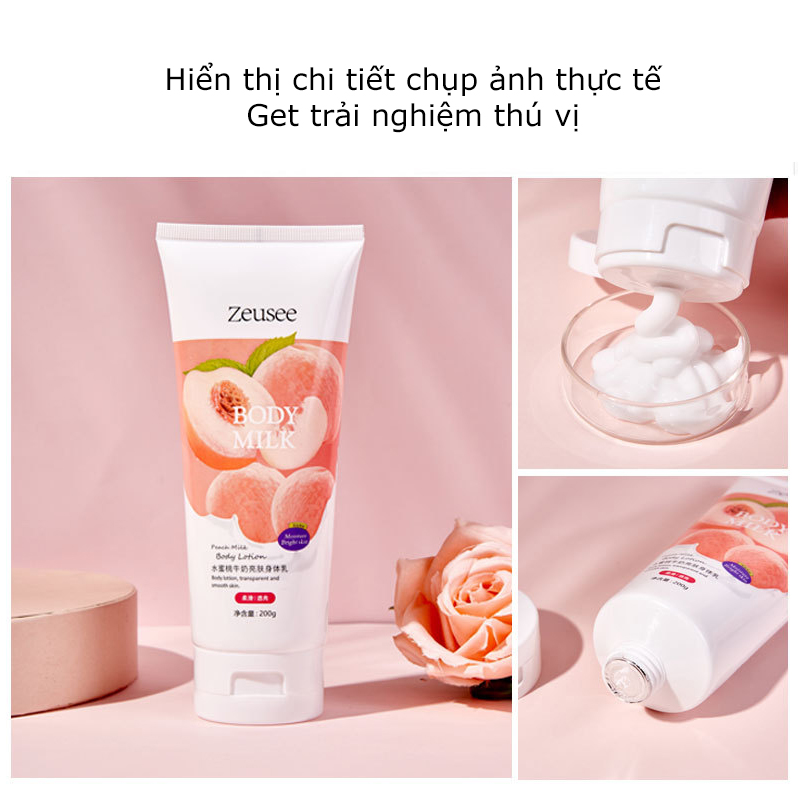 Cherry body wash whitening cream 200ml
