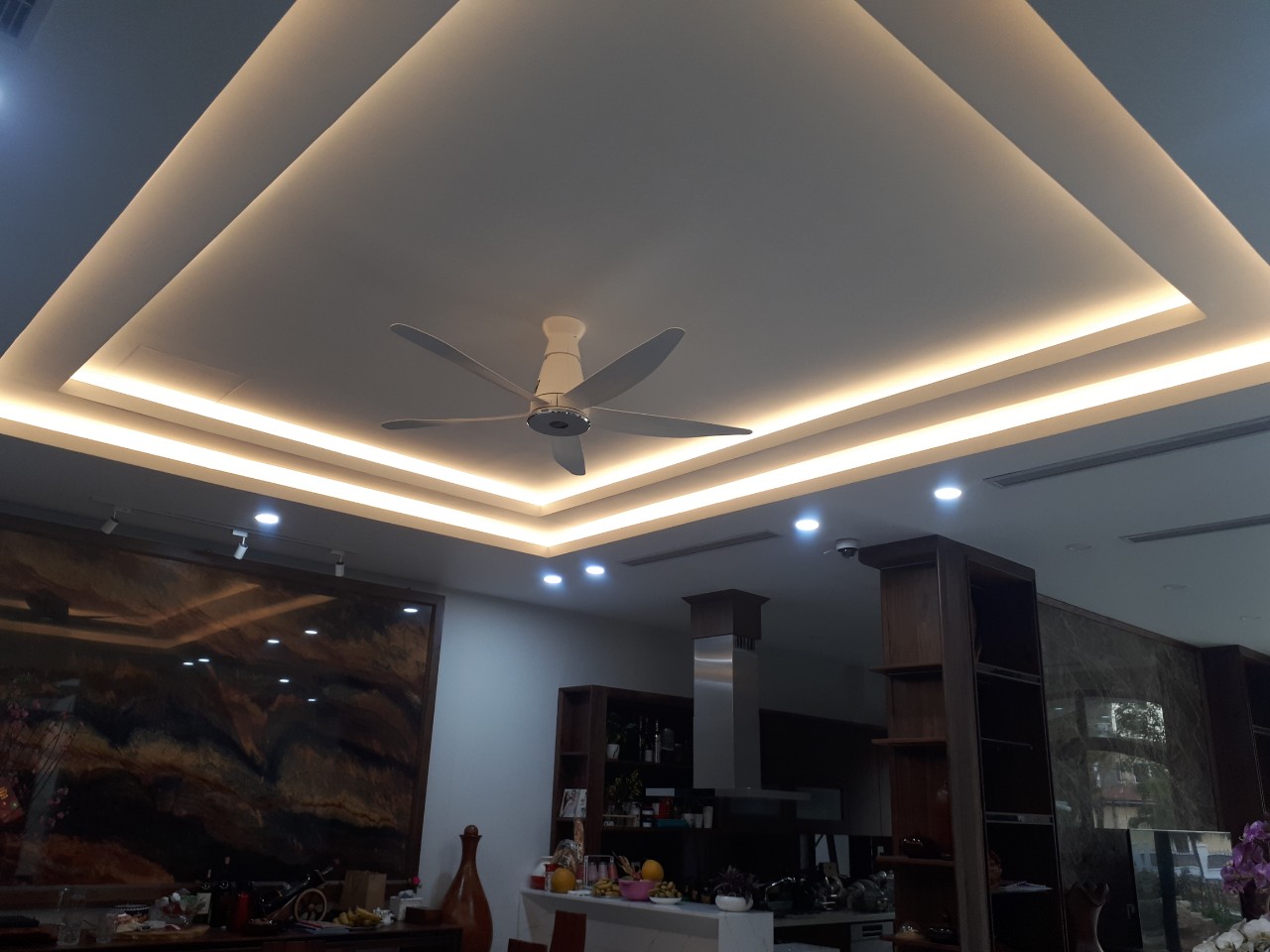 [Trả góp 0%][ Hình lắp đặt thực tế] Quạt trần Panasonic 5 cánh F-60XDN (có điều khiển)