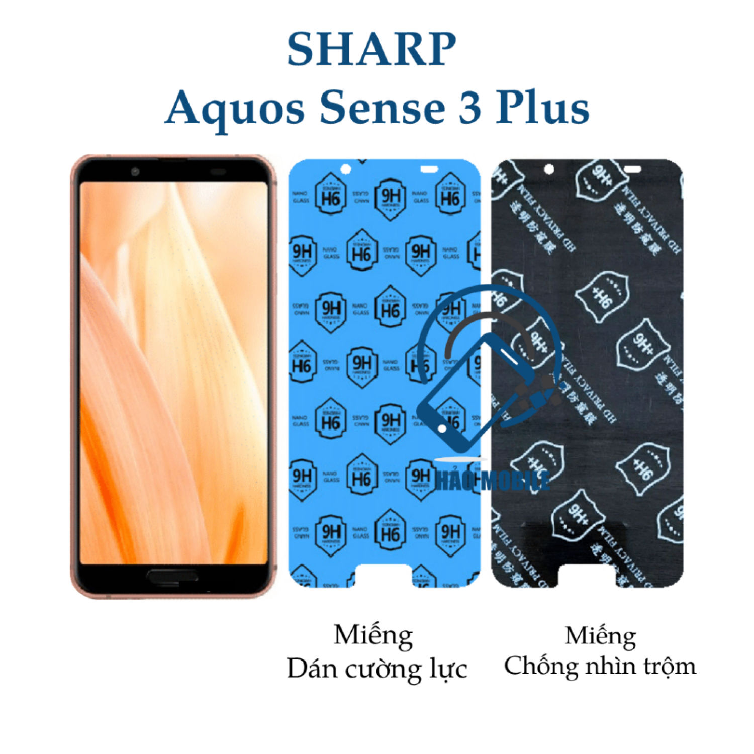 Dán cường lực dẻo nano sharp aquos sense 3 plus