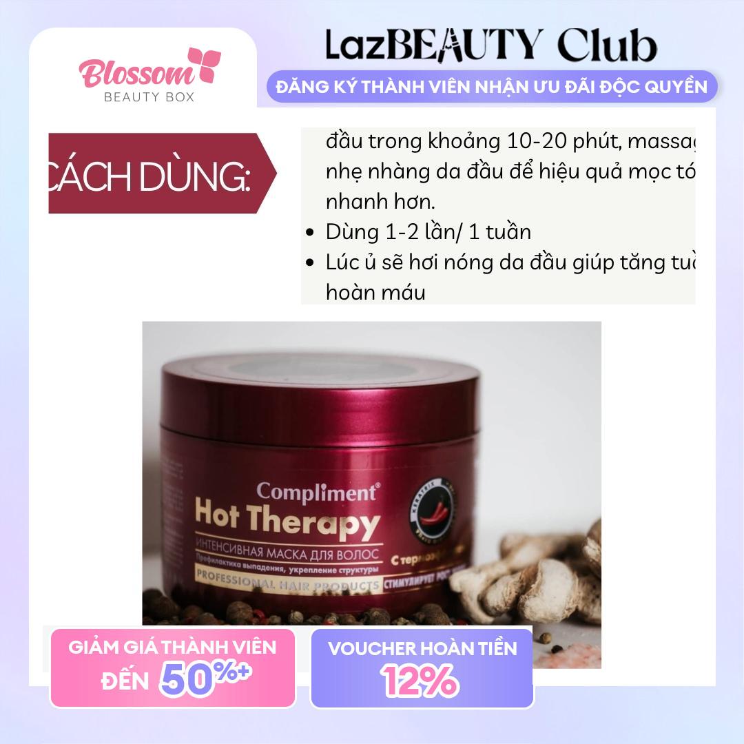 Ủ tóc giúp mọc tóc giảm rụng HOT THERAPY Compliment 500ML