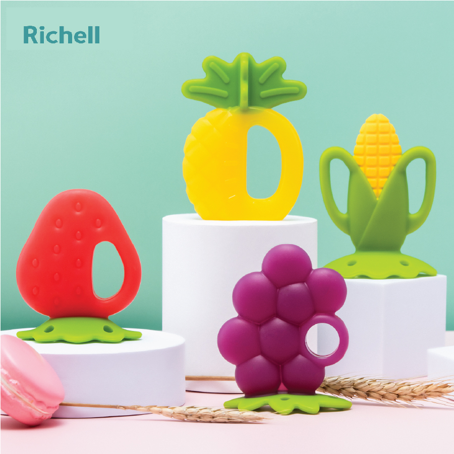 GẶM NƯỚU SILICONE RICHELL (QUẢ DỨA-CÓ HỘP)