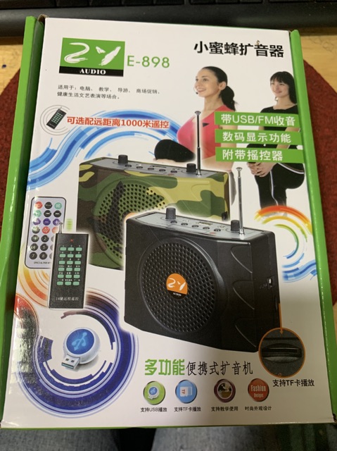[HCM]Loa bẫy chim E898 có Bluetooth có remote
