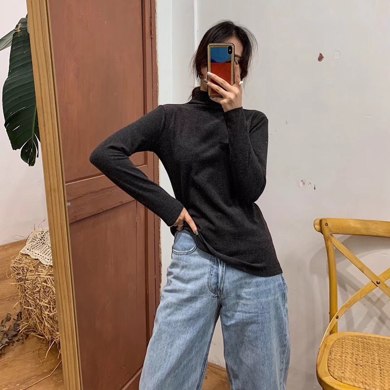 Áo thun lạnh co giãn nhẹ cổ 3 phân MOTIE