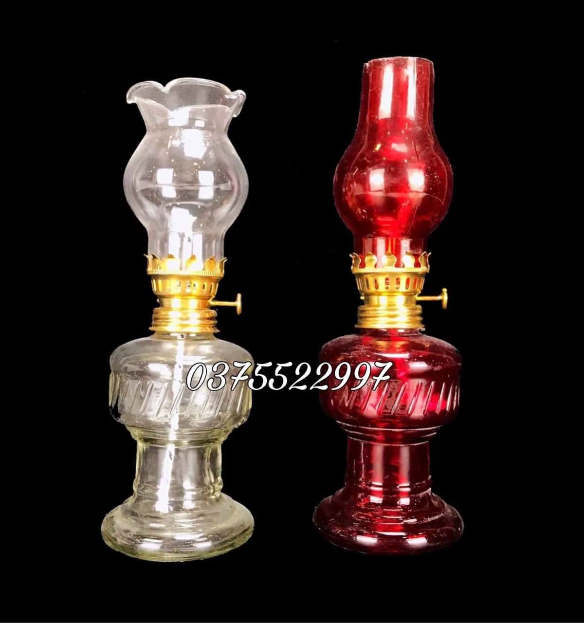 Đèn dầu thủy tinh , đèn dầu trơn