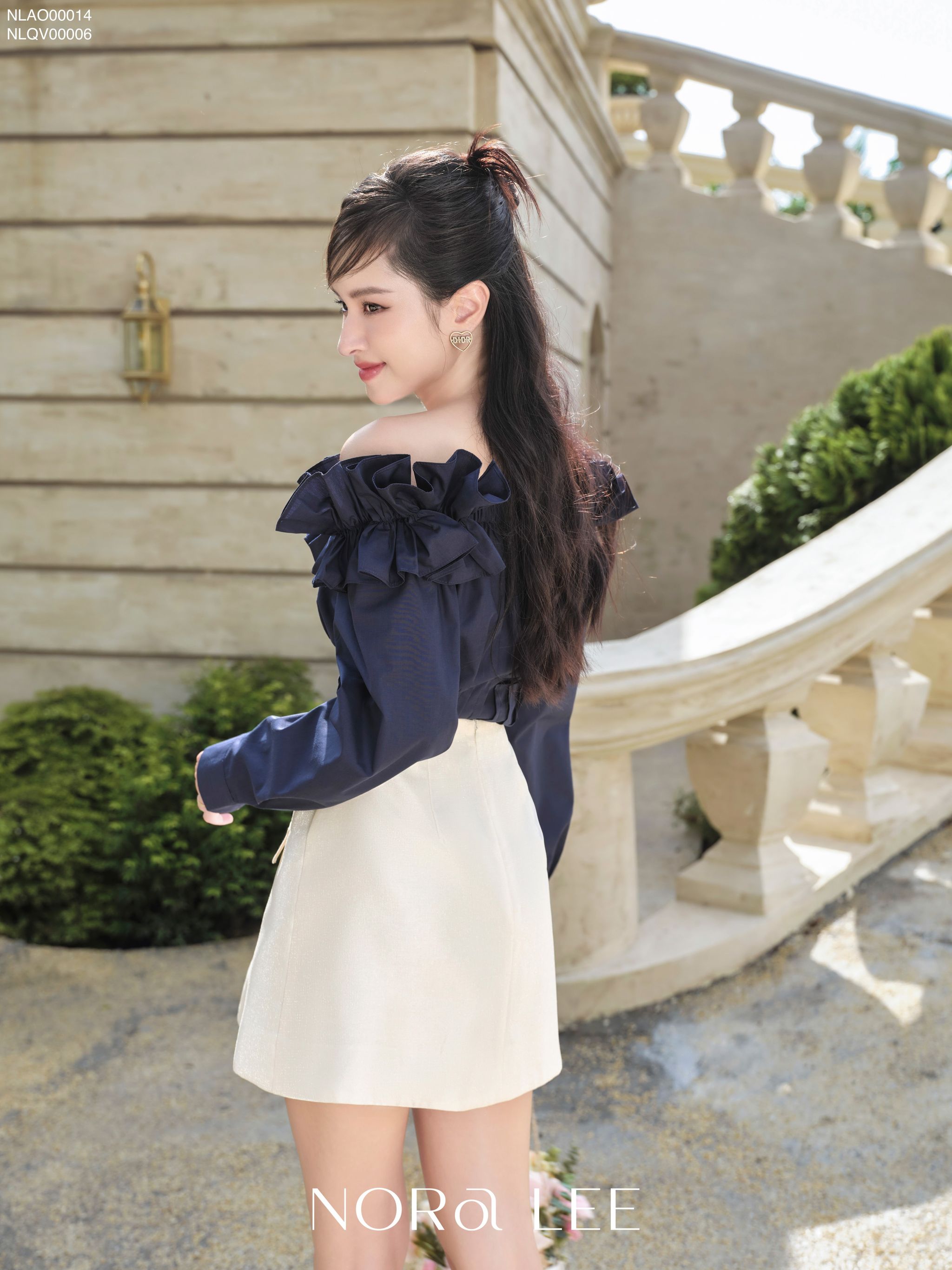 NORALEE - Quần váy xẻ tà Molly Skort -
