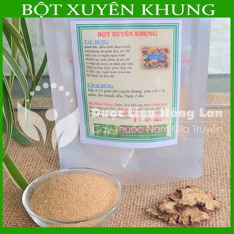 ✅ 100G Bột Xuyên Khung loại 1 nguyên chất (Bột thảo mộc không pha chộn tạp chất, đã sao thơm, không chất bảo quản)