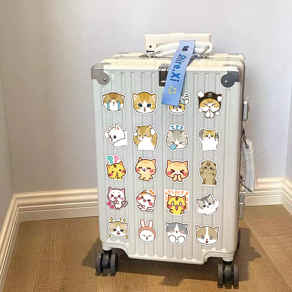 Sticker hình dán mèo con dễ thương mới nhất 2023