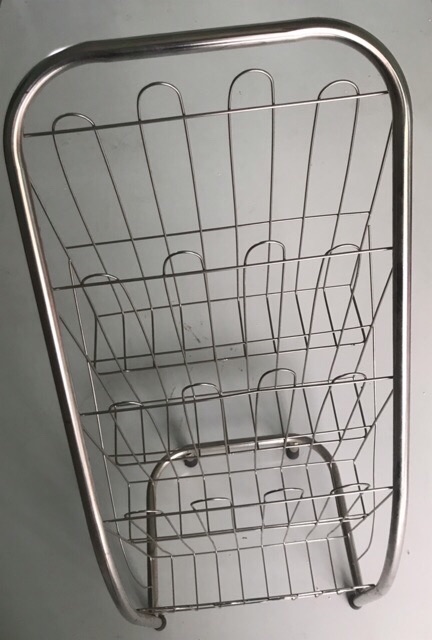 [HCM]Kệ inox 4 ngăn - để báo tạp chí.