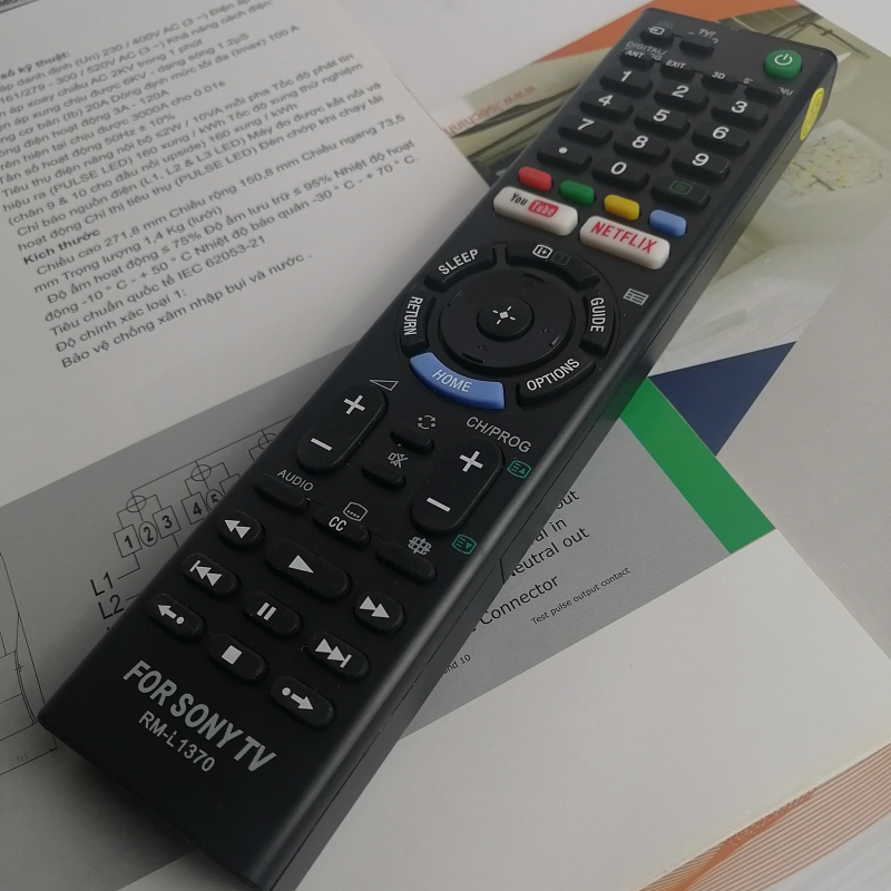 Điều Khiển tivi SONY Smart RM-L1370