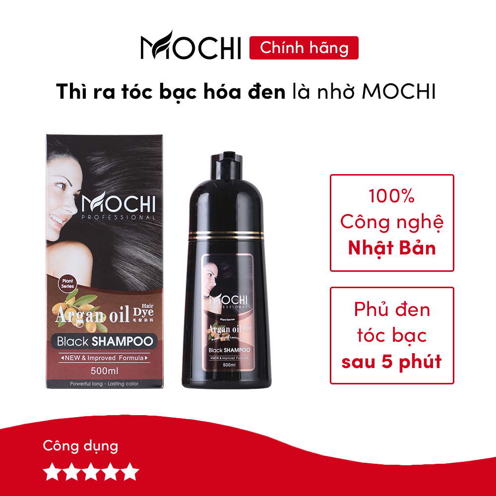 Dầu gội phủ bạc Mochi Nhật Bản 500ml