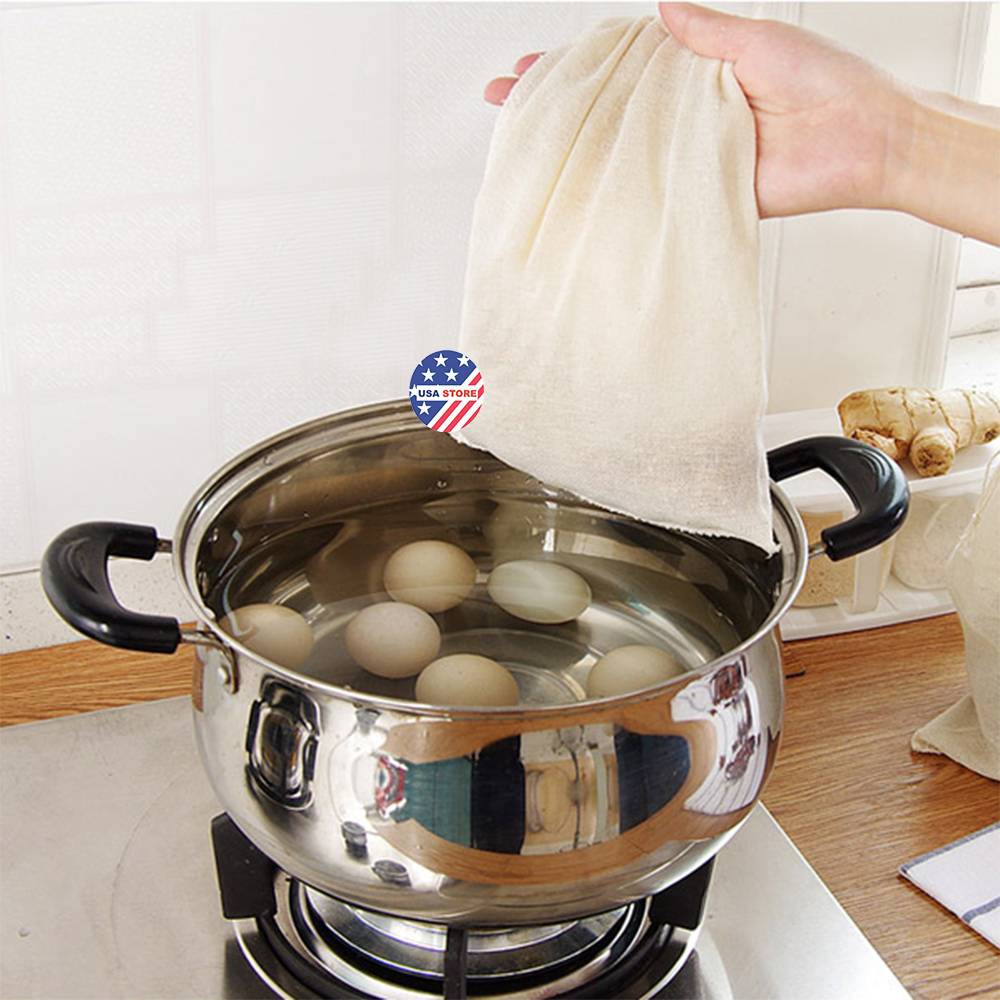 Túi Vải Màn Dây Rút Ướp, Lọc Trà