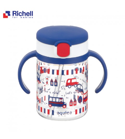 BÌNH ỐNG HÚT AQ RICHELL 200ML XANH RIDE