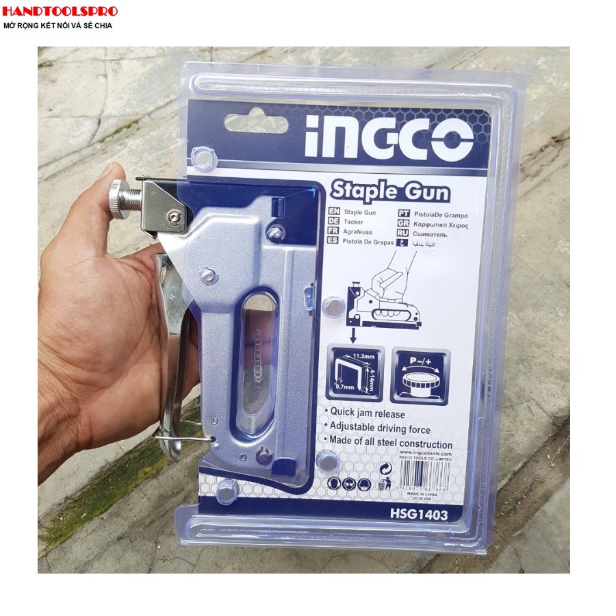 4-14mm Kìm bấm ghim INGCO HSG1403