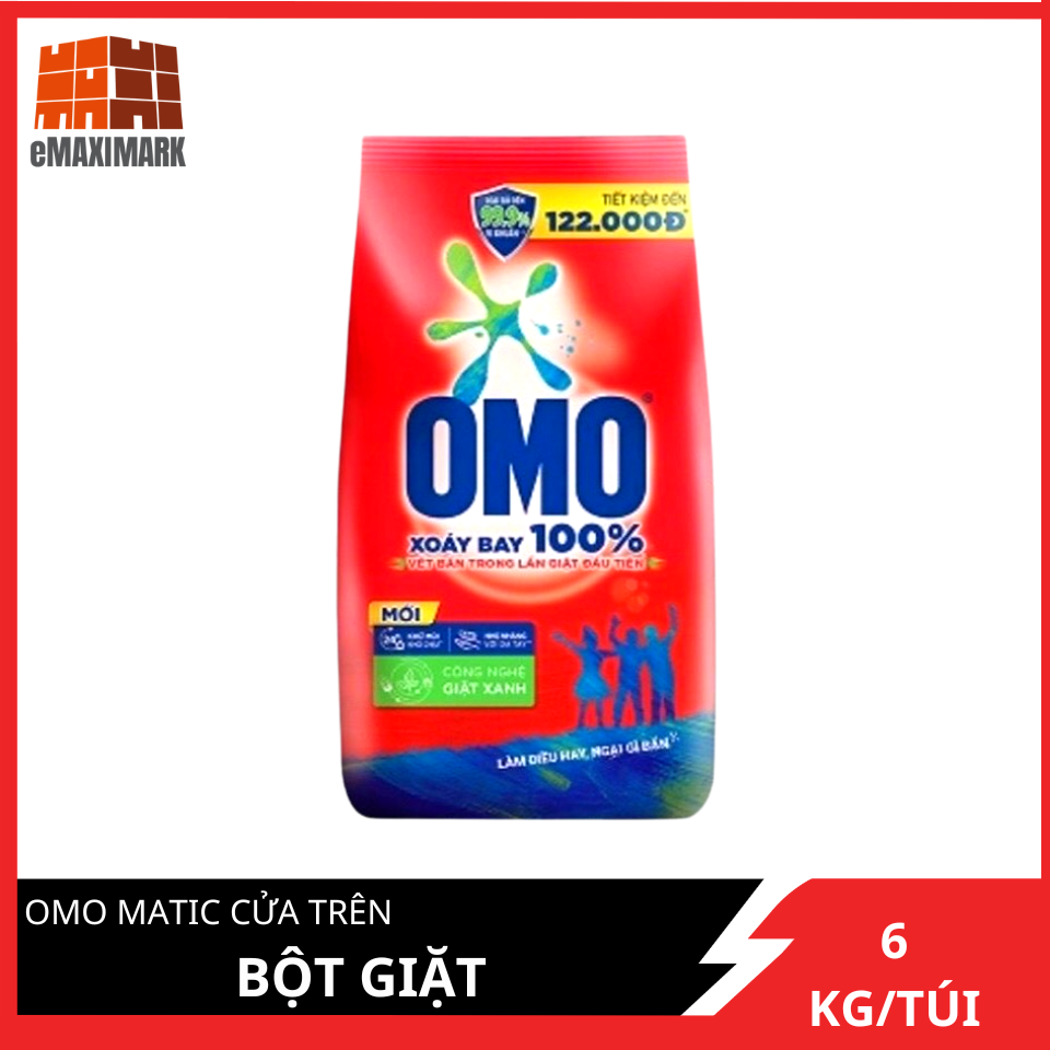 [HCM Ship 2H] Bột Giặt Omo Đỏ Gói 5.7KG