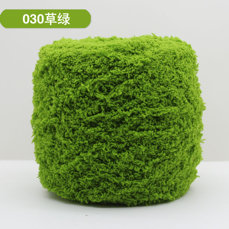 Len Bông Xù Cuộn To 100g Mềm Mịn Đan Móc