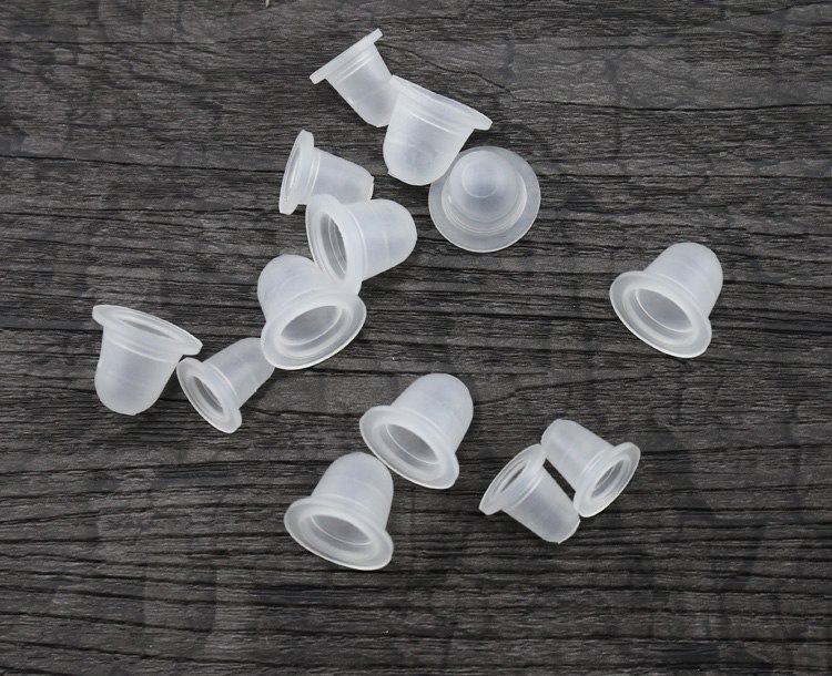 [HCM]Chum silicon đựng mực xăm loại nhỏ - Bịch 100 cái