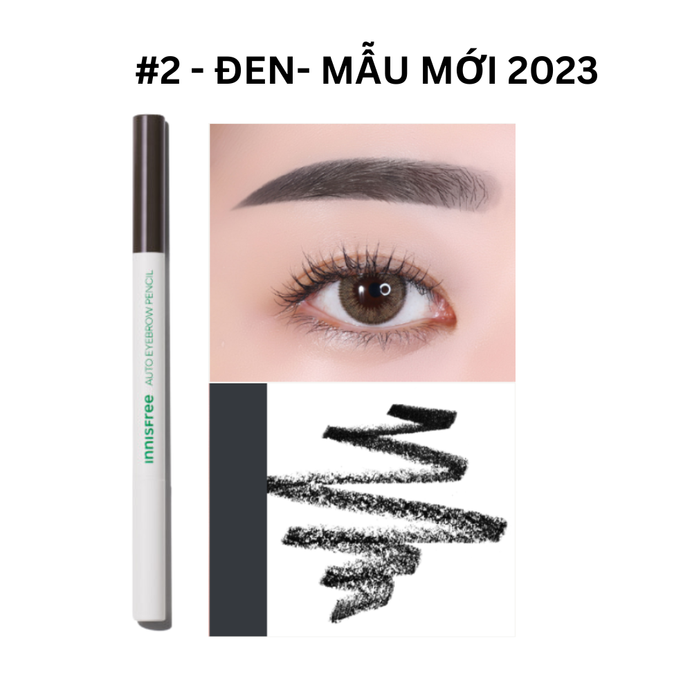 Chì kẻ chân mày innisfree Auto Eyebrow Pencil