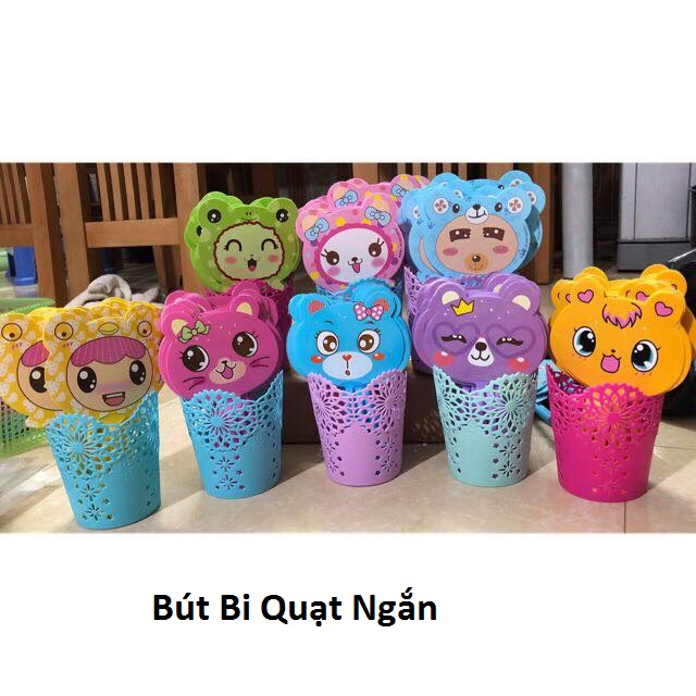 Sét 10 Chiếc Bút Bi Quạt Ngắn