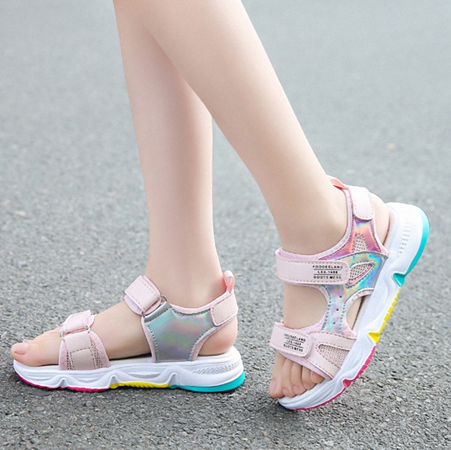 dép sandal bé gái cao cấp - QN344N