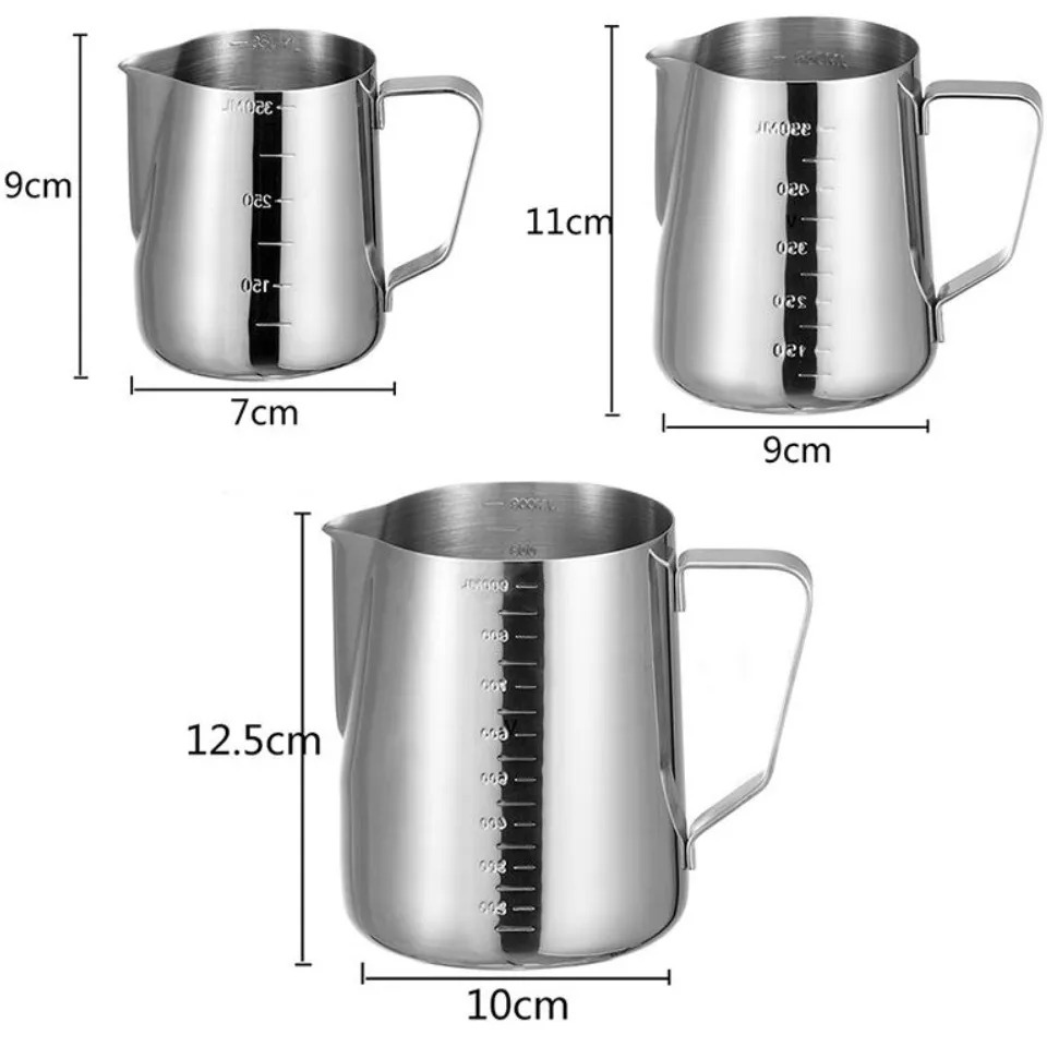 Ca đánh sữa cà phê Espresso, Latte 350ml/550ml/900ml