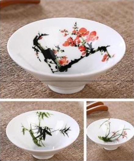 [HCM]Bộ ly gốm sứ Cảnh Đức Trấn 3 cái như hình