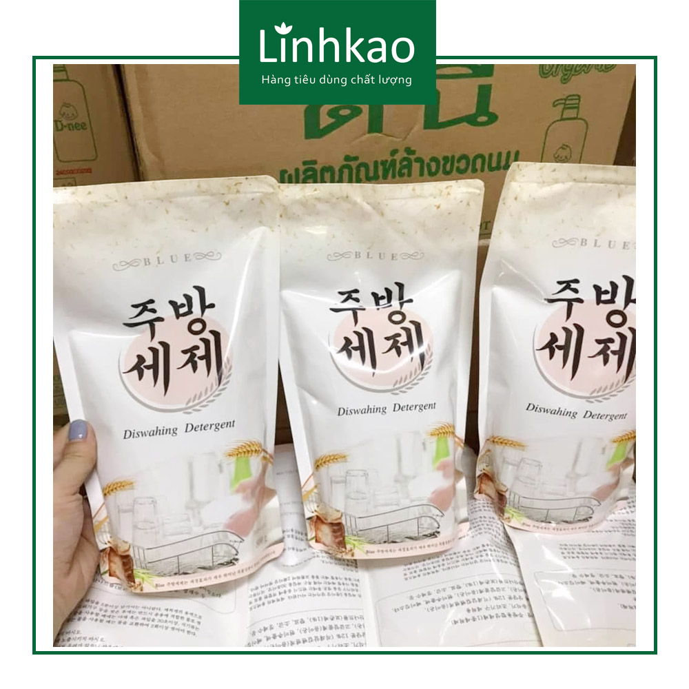 Nước rửa chén tinh chất gạo Blue  Hàn Quốc 800ml